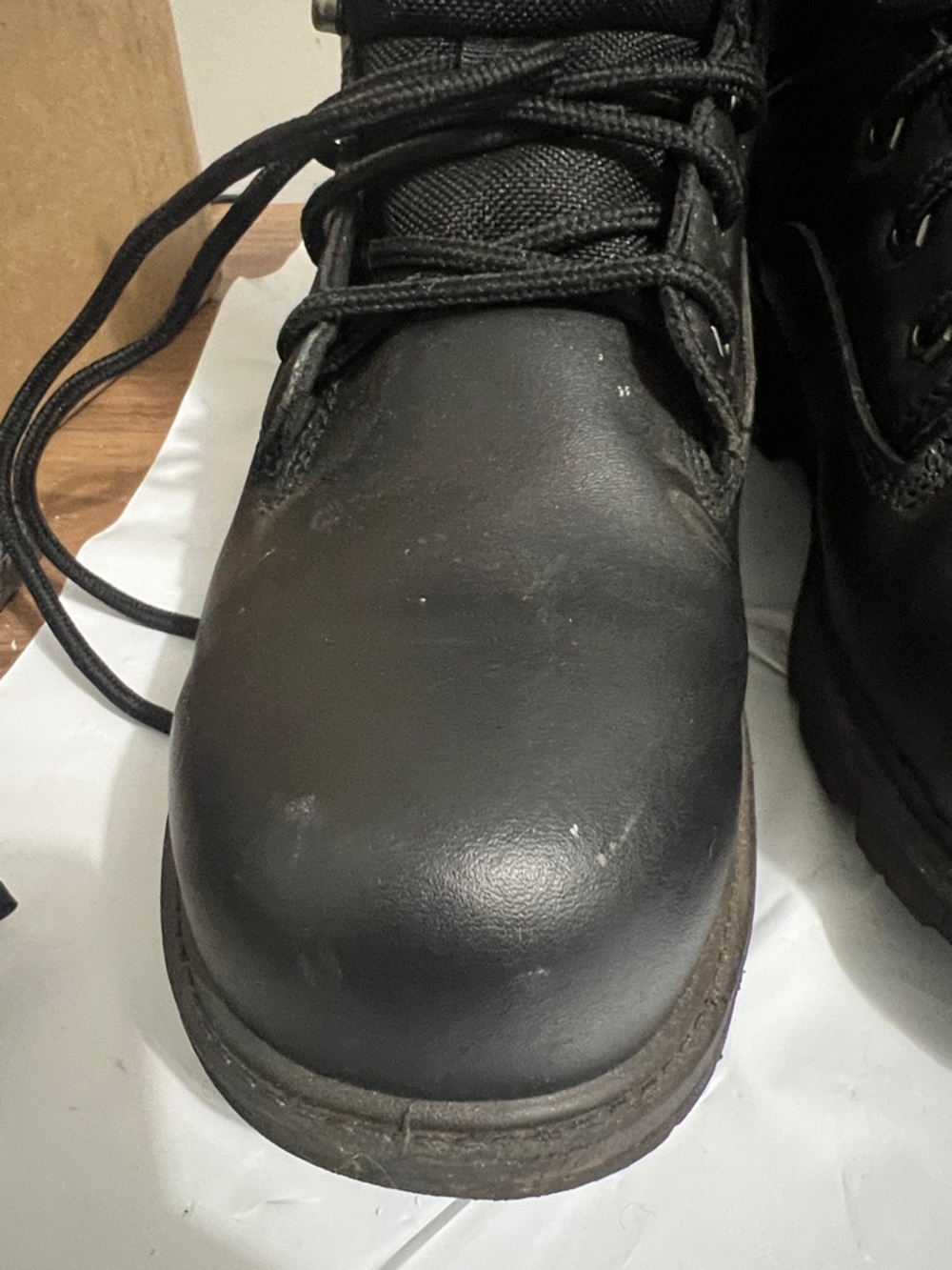 Brahma Steel Toe Black Work Boot Men’s 10 W - Picture 7 of 7